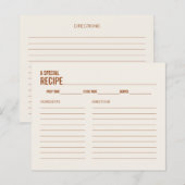 Eenvoudig Terracotta Typografie Vrijgezellenfeest  (Voorkant / Achterkant)