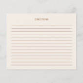 Eenvoudig Terracotta Typografie Vrijgezellenfeest  (Achterkant)