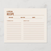 Eenvoudig Terracotta Typografie Vrijgezellenfeest  (Voorkant)