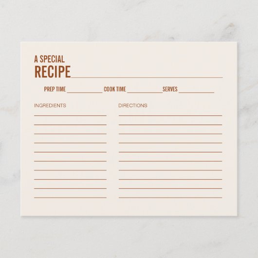 Eenvoudig Terracotta Typografie Vrijgezellenfeest  (Voorkant)