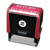 Eenvoudig "TERUG NAAR VERZENDING!" Rubber Stempel (Product)