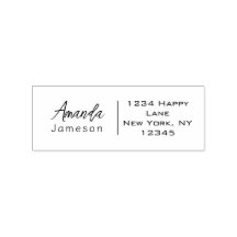 Eenvoudig terugzendadres reinigen, volledige naam