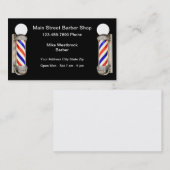 Eenvoudig thema voor Barber Shop Light Visitekaartje (Voorkant / Achterkant)