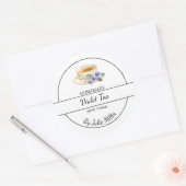 Eenvoudig Thuisgemaakt Viooltje Thee Label (Envelop)