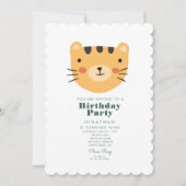 Eenvoudig tijdenbos met dieren op zaterdag kaart (Voorkant)