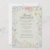 Eenvoudig, tijdloos Wildflower Sage Vrijgezellenfe Kaart (Voorkant)