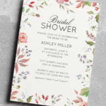 Eenvoudig, tijdloos Wildflower Wedding Vrijgezelle