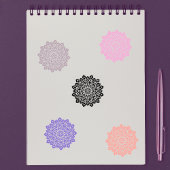 Eenvoudig tijdschrift Mandala Rubberstempel