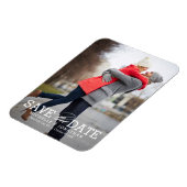 Eenvoudig Timeless EDITABLE KLOR sparen de Datum Magneet (Linkerzijde)