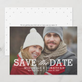 Eenvoudig Timeless EDITABLE KLOR sparen de Kaart v (Voorkant / Achterkant)