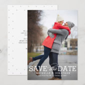 Eenvoudig Timeless EDITABLE KLOR sparen de Kaart v (Voorkant / Achterkant)