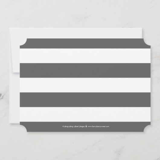 Eenvoudig Timeless Photo Wedding Invitation Kaart (Achterkant)