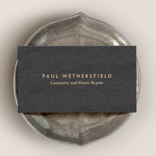 Eenvoudig timmerwerk en onderhoud visitekaartje