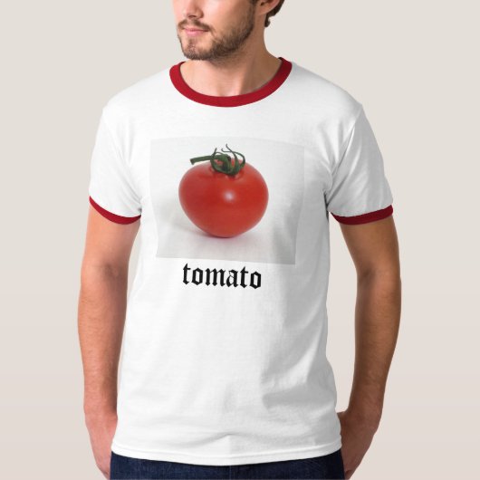 Eenvoudig tomaat t-shirt (Voorkant)