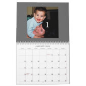 Eenvoudig tot 12 Maak uw eigen foto-wandkalender Kalender (Jan 2026)