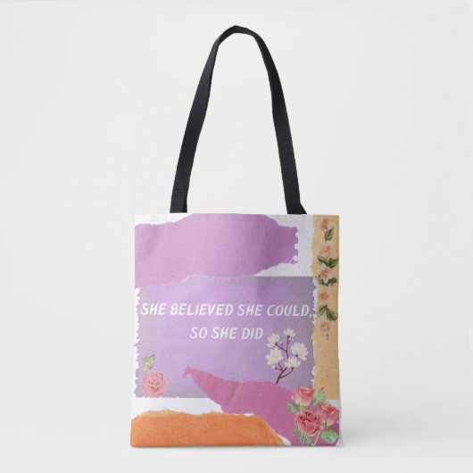 eenvoudig tote bag (Voorkant)