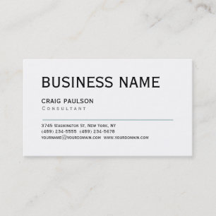 Eenvoudig Trendy Cute Black White Visitekaartje