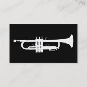 eenvoudig trompet visitekaartje (Achterkant)