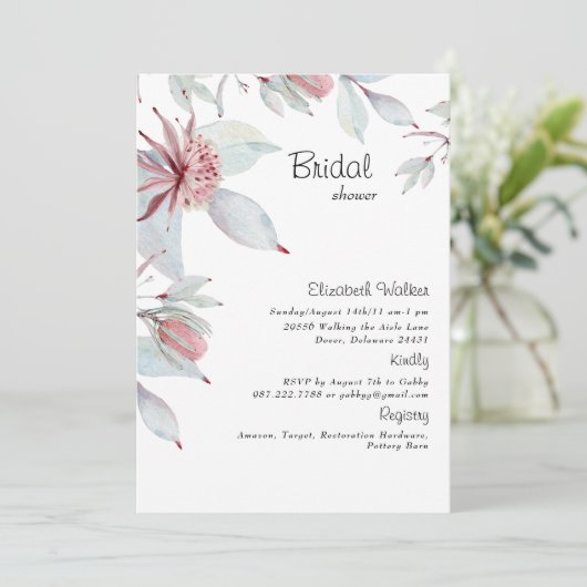 Eenvoudig tropisch Vrijgezellenfeest Kaart (Staand voorkant)