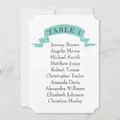 Eenvoudig trouwzitschema. kaart (Achterkant)