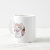 Eenvoudig twee-cirkelfotoontwerp koffiemok (Voorkant links)