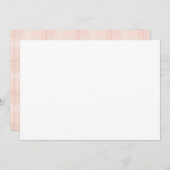 Eenvoudig type baby Girl Foto aankondiging (Voorkant / Achterkant)