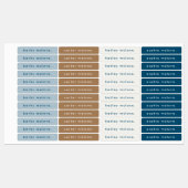 Eenvoudig Type Boho Kinderen Waterdichte Naam Labels (Vel)