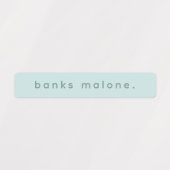 Eenvoudig Type Boho Waterdichte Naam Labels (Design 1)