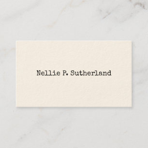 Eenvoudig type oproepkaarten contactkaartje