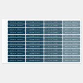 Eenvoudig Type Waterdichte Naam Labels (Vel)