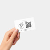 Eenvoudig typografie bedrijfslogo badge (Handheld)