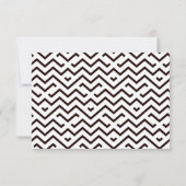 Eenvoudig Typografie Foto bruiloft RSVP Kaart (Achterkant)