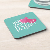 Eenvoudig u bent een perfecte Valentijn | ONDERZET Bier Onderzetter (Linkerzijde)