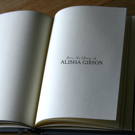 Eenvoudig uit de bibliotheek van... Boek Rubberstempel