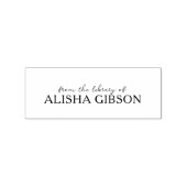 Eenvoudig uit de bibliotheek van... Boek Rubberstempel (Afrduk)