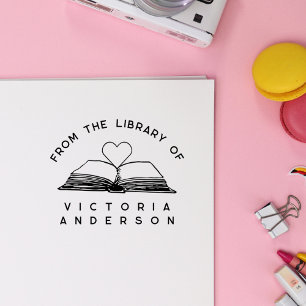 eenvoudig   Uit de bibliotheek van   Open boek Rubberstempel