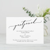 Eenvoudig uitgestelde aankondiging huwelijk (Staand voorkant)