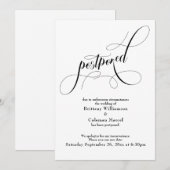 Eenvoudig uitgestelde aankondiging huwelijk (Voorkant / Achterkant)