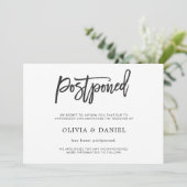 Eenvoudig uitgestelde aankondiging huwelijk (Staand voorkant)