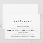 Eenvoudig uitgestelde aankondiging huwelijk (Voorkant / Achterkant)