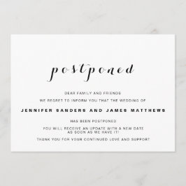Eenvoudig uitgestelde aankondiging huwelijk