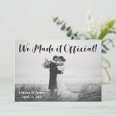 Eenvoudig uitleggend maken we het officieel bekend kaart (Staand voorkant)