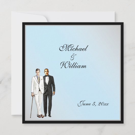 Eenvoudig uitnodigen voor een blauwe wedstrijd kaart (Achterkant)