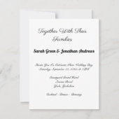 Eenvoudig uitnodigen voor het uitzenden van een El Kaart (Voorkant)