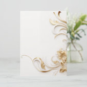 Eenvoudig uitnodigingsontwerp bedankkaart (Staand voorkant)