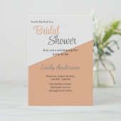 Eenvoudig uitnodigingsontwerp met twee tinten kaart (Staand voorkant)