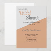 Eenvoudig uitnodigingsontwerp met twee tinten kaart (Voorkant / Achterkant)