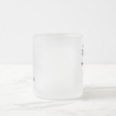 Eenvoudig uitsteken figuur verpleegt-shirts en cad matglas koffiemok (Center)