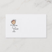 Eenvoudig uitsteken figuur verpleegt-shirts en cad visitekaartje (Achterkant)