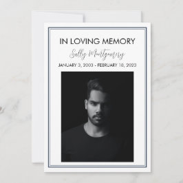 Eenvoudig uitvaartprogramma aan de grens kaart